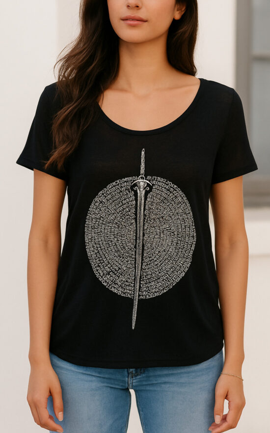 Sword Tee product photo.