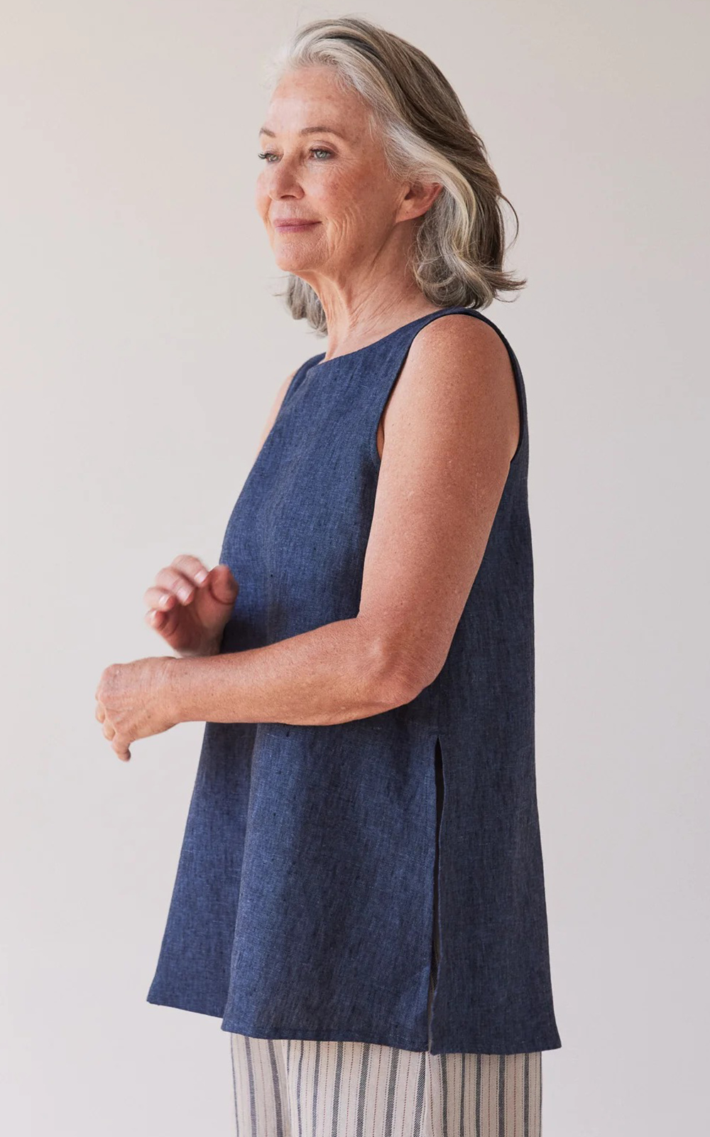 Asher Sleeveless Top product photo.