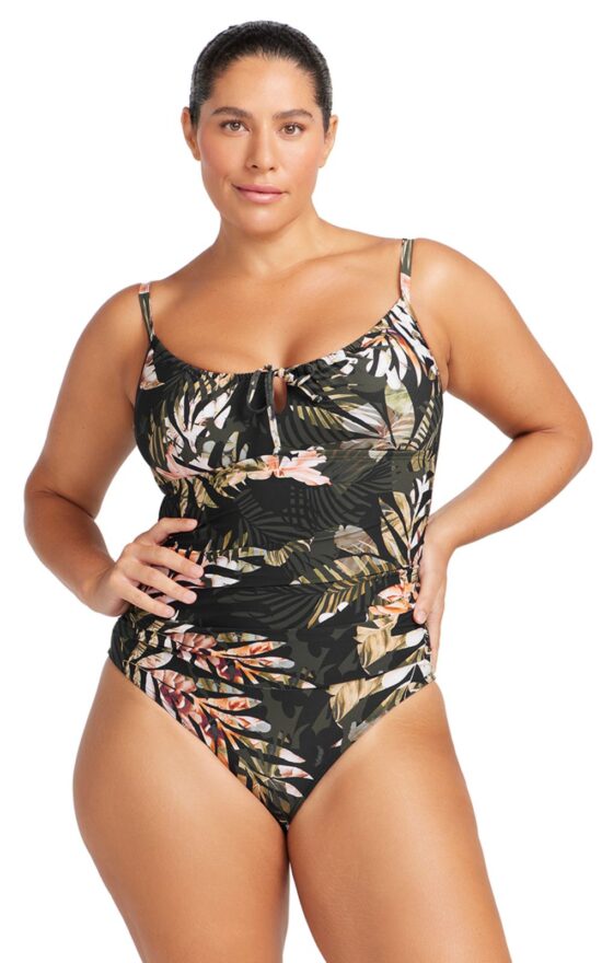 Degas  Drawstring Soft C-Dd Cup One Piece product photo.