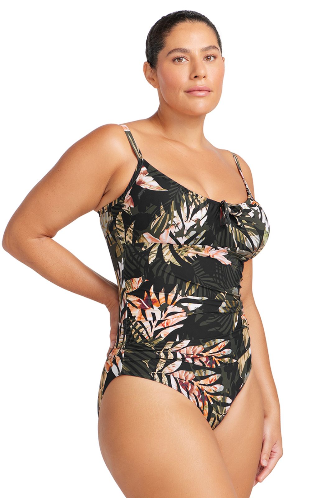 Degas  Drawstring Soft C-Dd Cup One Piece product photo.