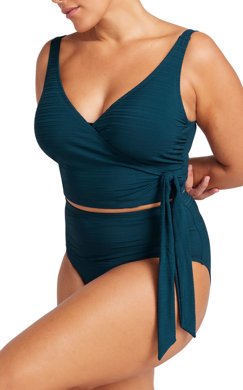 Hayes Underwire D/Dd Cup Midriff Bikini Top  product photo.