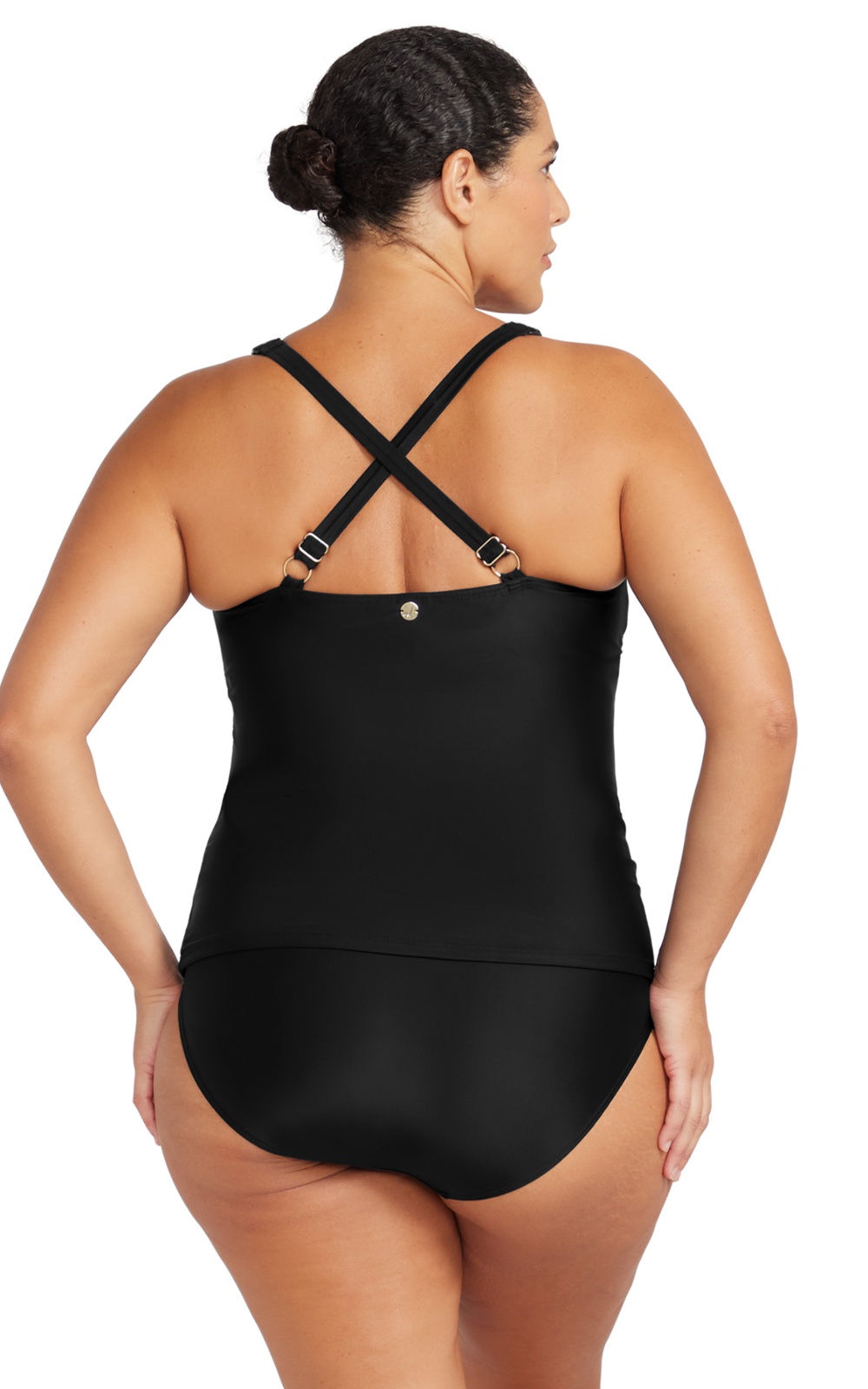Raphael Underwire E-F Cup Tankini Top product photo.