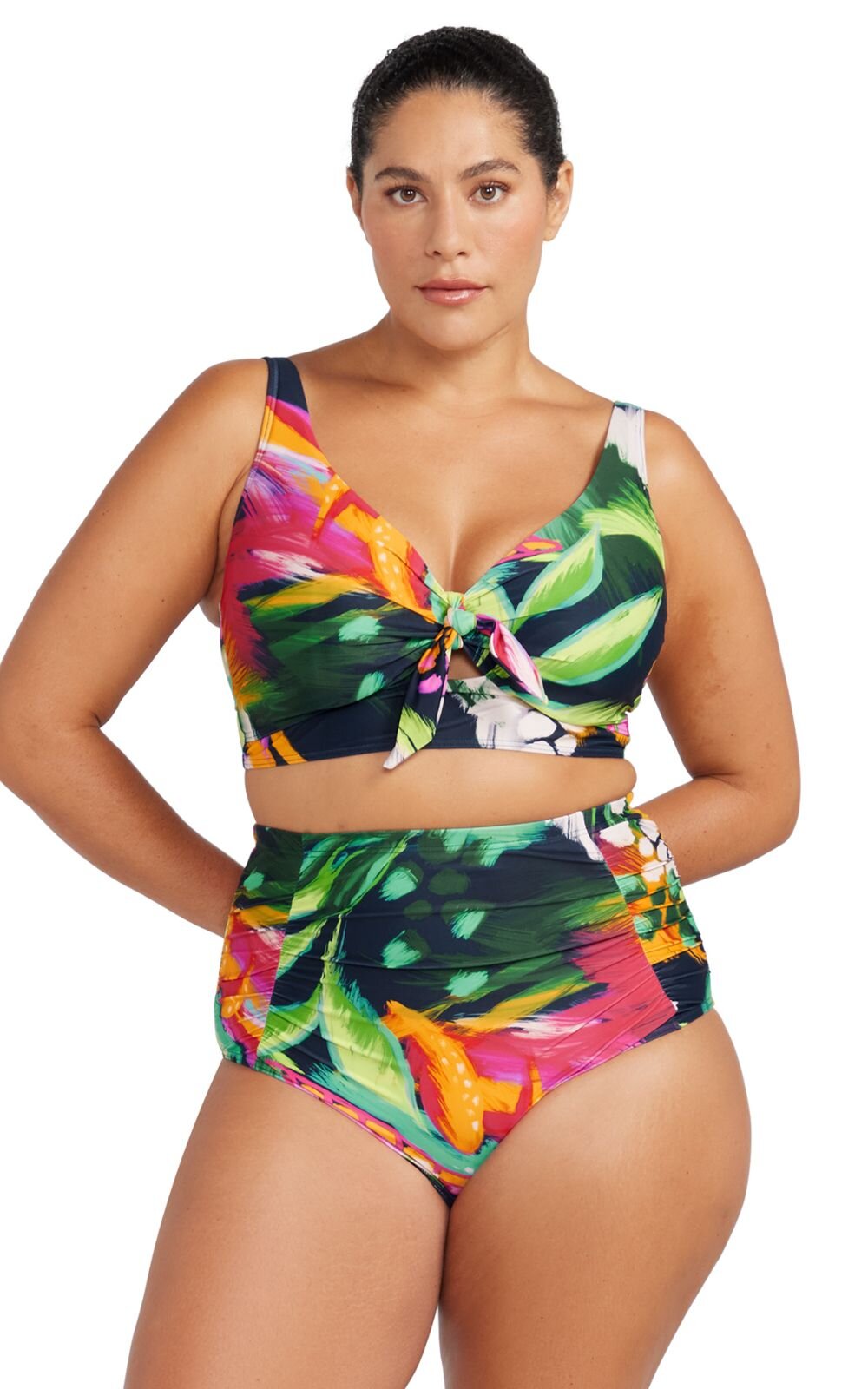 Cezanne Underwire D/Dd Midriff Bikini Top product photo.