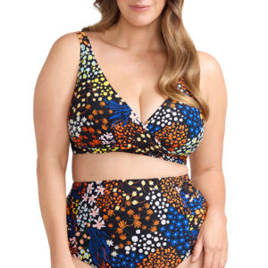 Botticelli High Waist Rouched Swim Pant