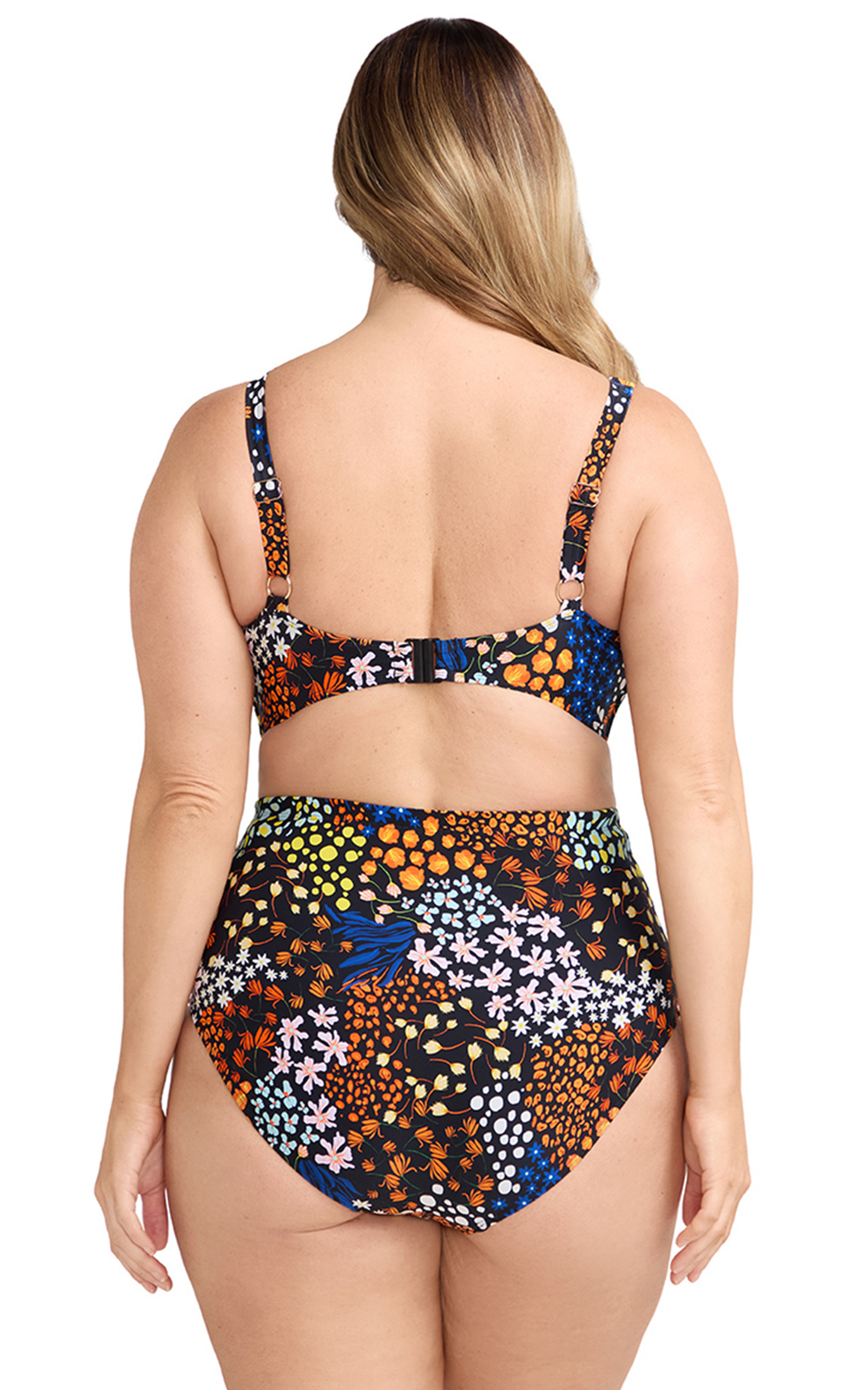 Botticelli High Waist Rouched Swim Pant  product photo.