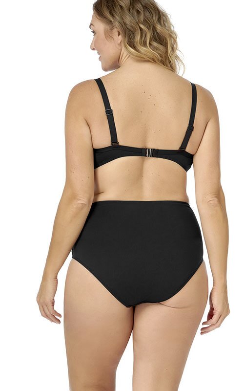 Botticelli High Waist Rouched Swim Pant product photo.