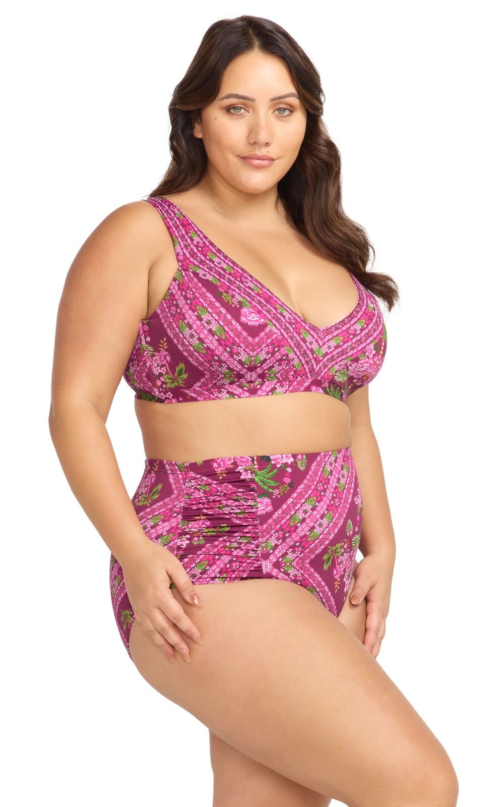Botticelli High Waist Swim Pant product photo.