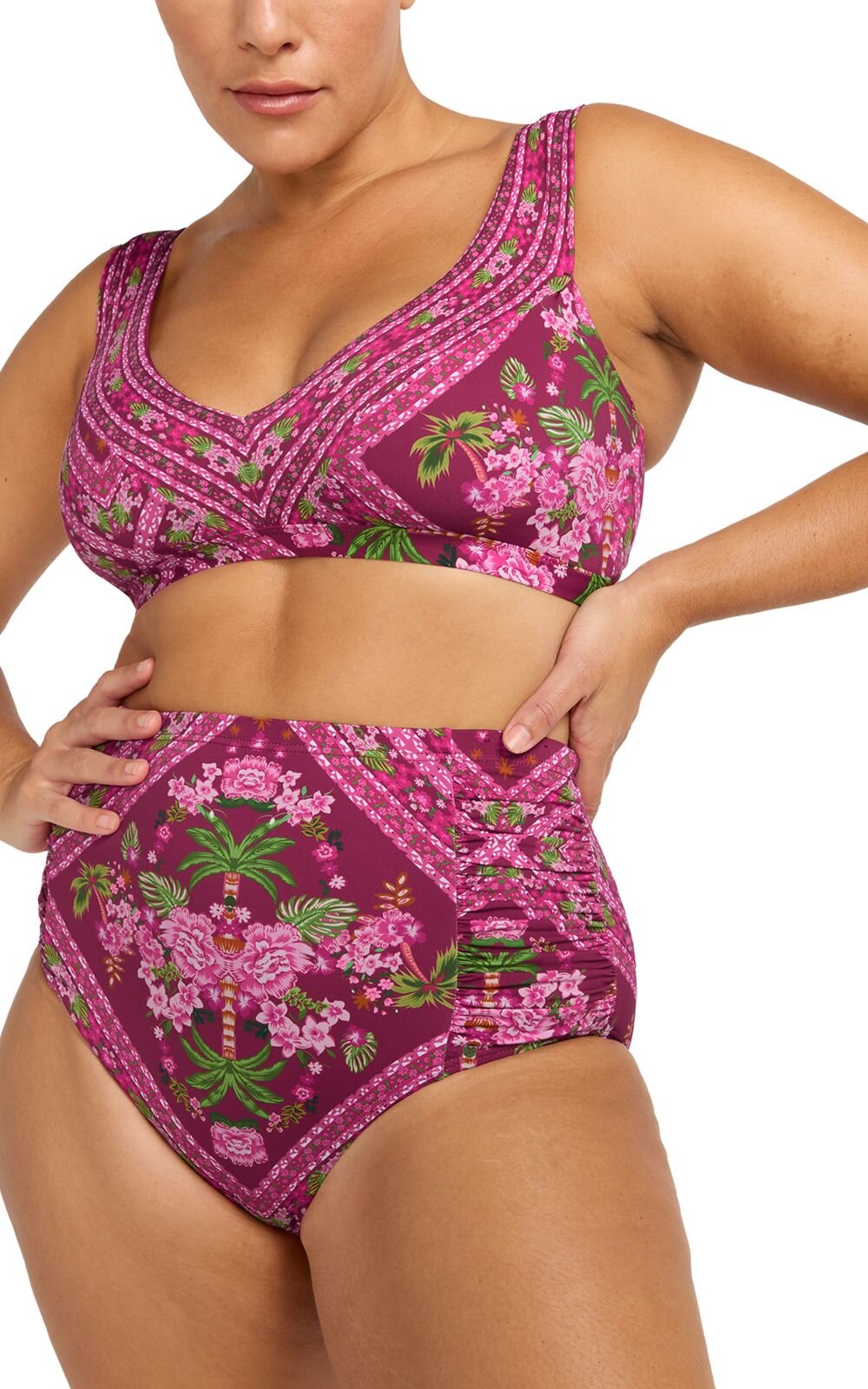Botticelli High Waist Swim Pant product photo.