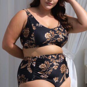 Raphael High Waist Rouched Swim Pant