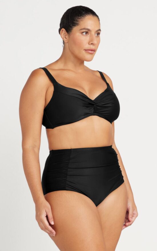 Raphael High Waist Rouched Swim Pant product photo.