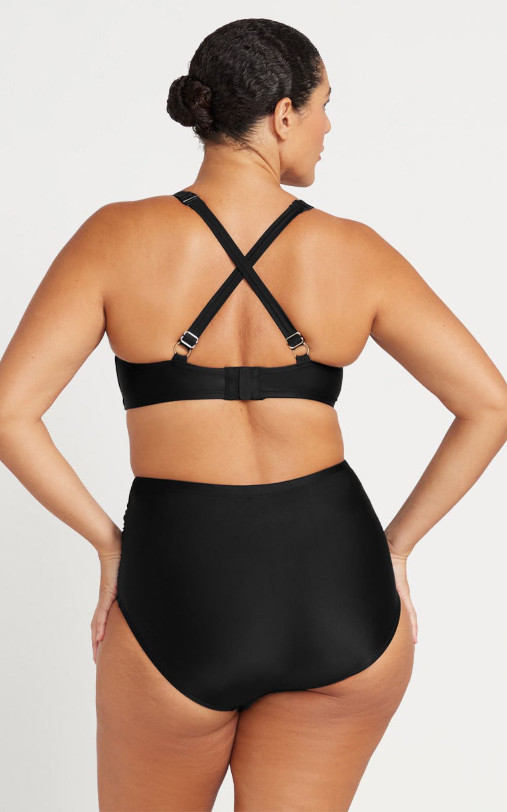 Raphael High Waist Rouched Swim Pant product photo.