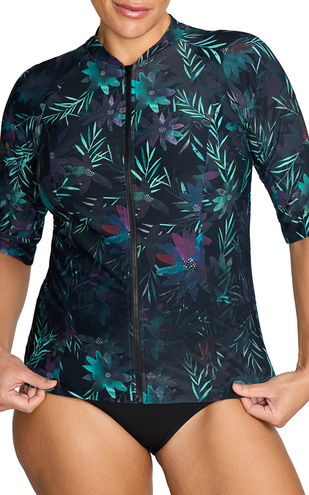 Seurat Sunsafe Top Mid Sleeve Lunafleur product photo.