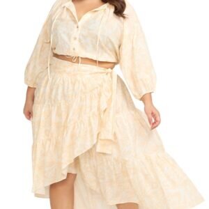Elgar High Low Maxi Wrap Skirt