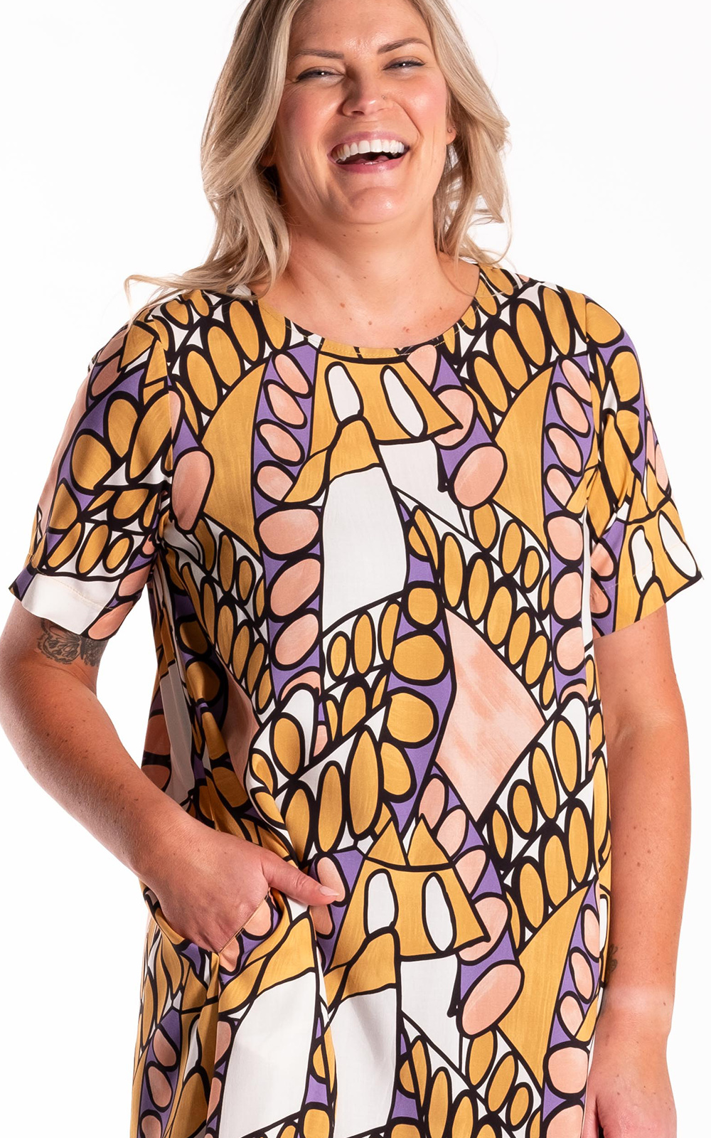 Menaka Dress product photo.