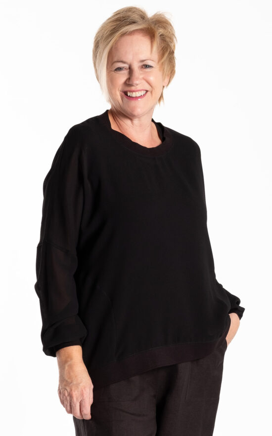 Sweatshirt product photo.