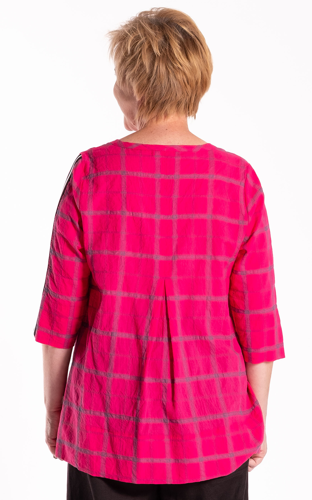 Pleat Back Top product photo.