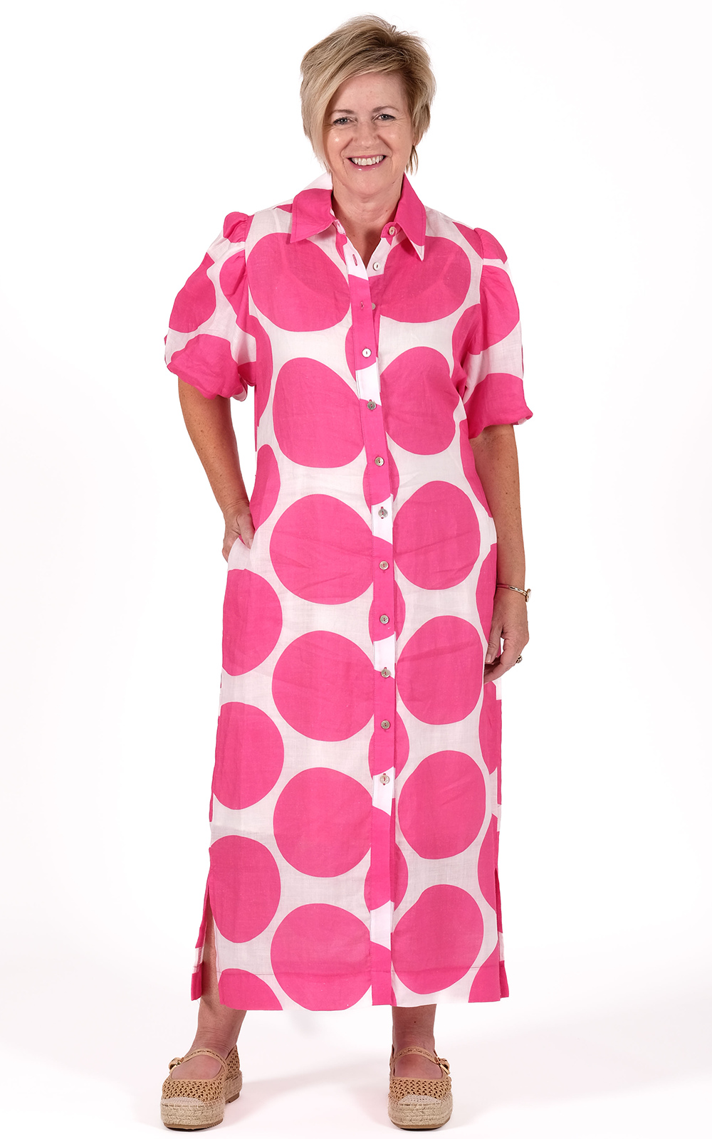 Long Shirt Dress product photo.