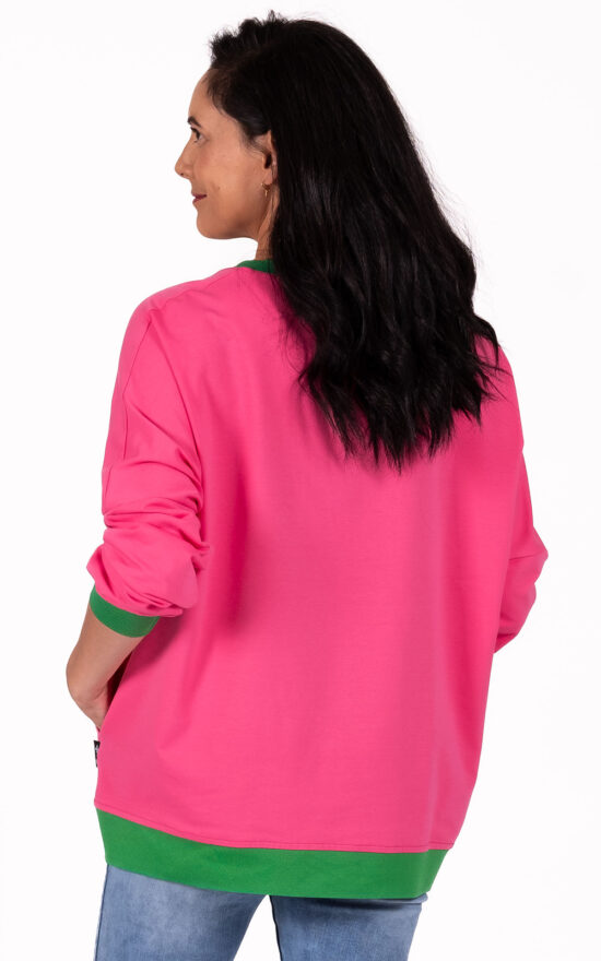 Sweatshirt product photo.