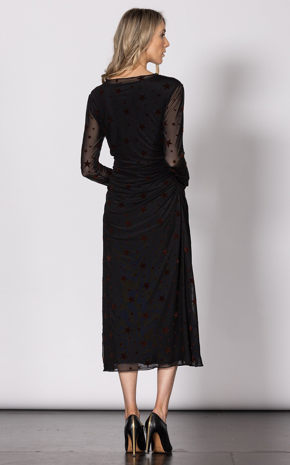 Madonna Mesh Dress Velvet Stars product photo.