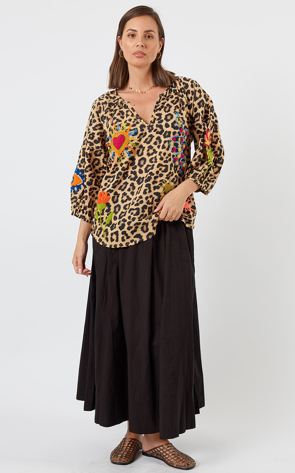 Azure Skirt Plain product photo.