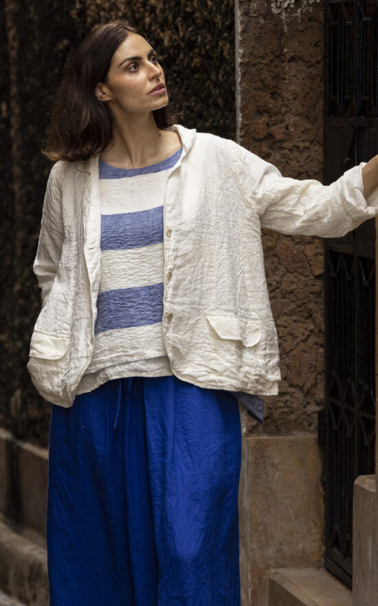 Baridi Jacket Linen product photo.