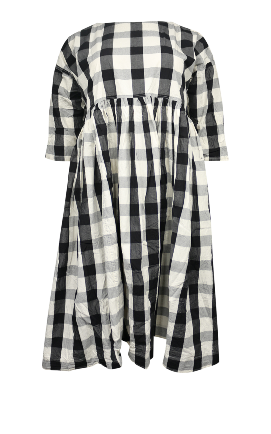 Billy Dress In Cotton Canvas product photo.