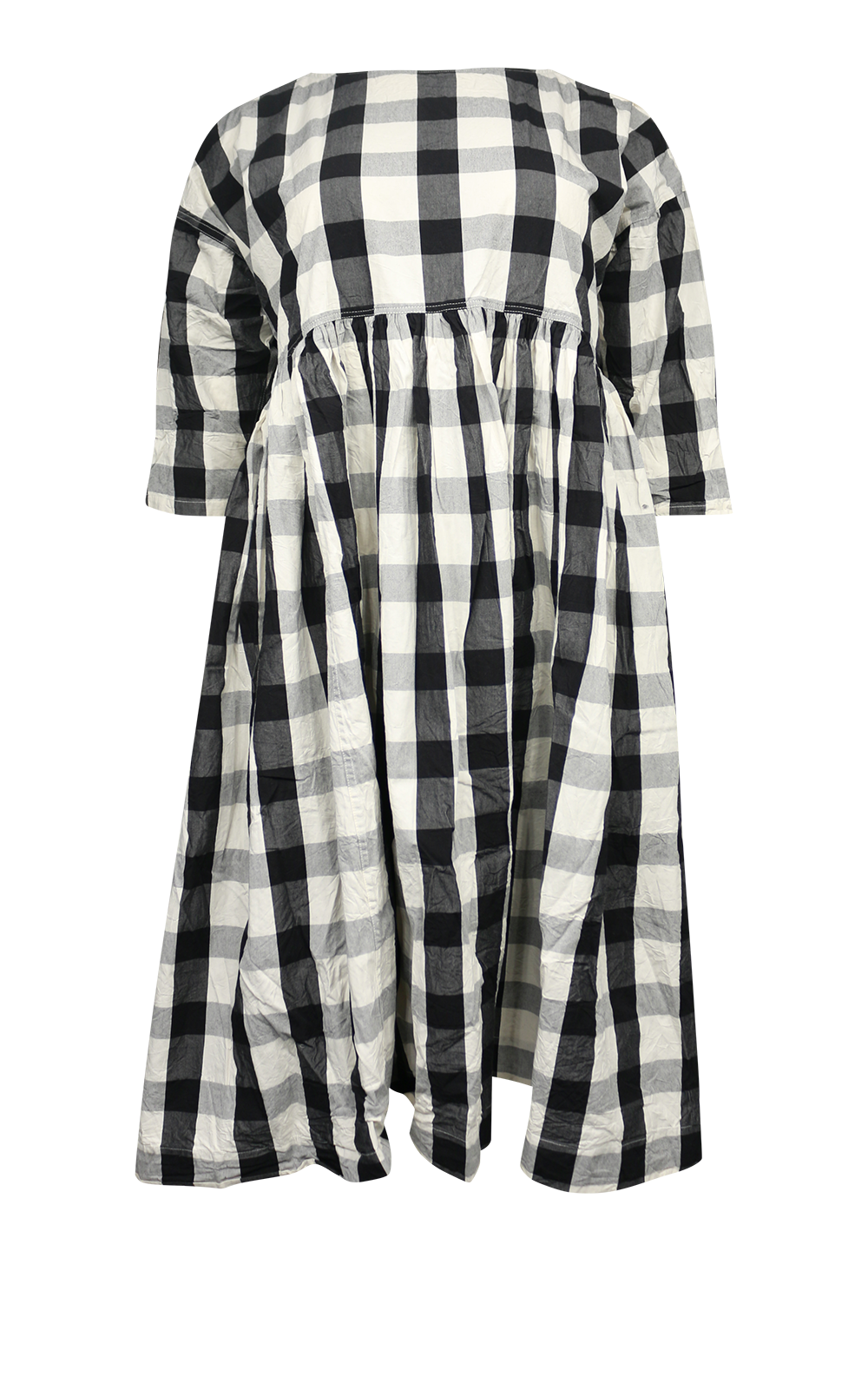 Billy Dress In Cotton Canvas product photo.