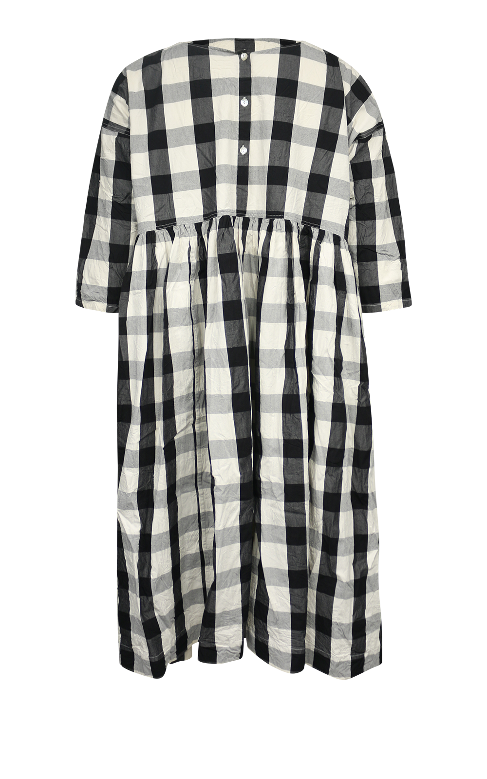 Billy Dress In Cotton Canvas product photo.