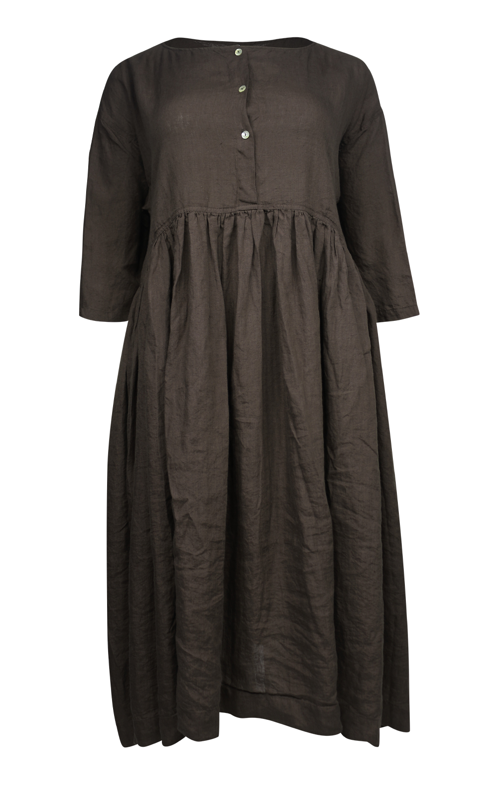 Billy Dress In Linen product photo.