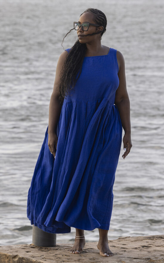 Binti Dress Linen product photo.