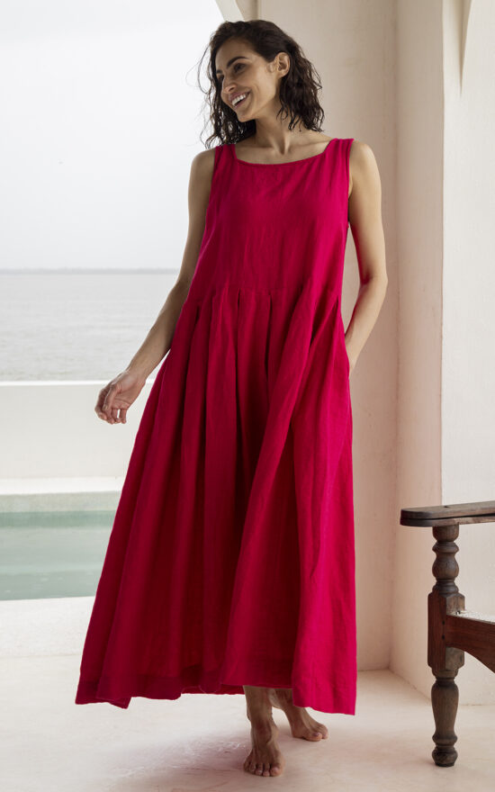 Binti Dress Linen product photo.