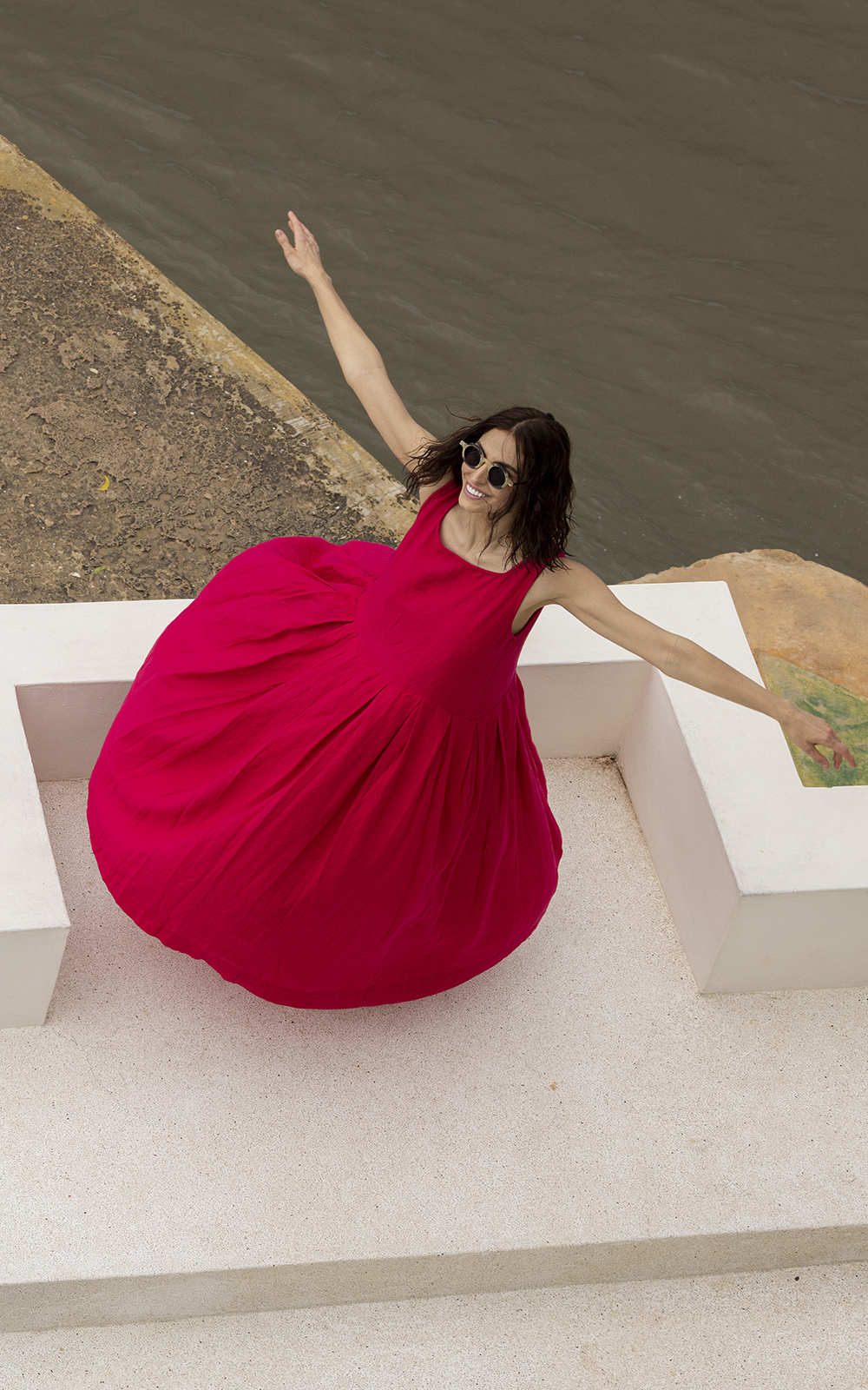 Binti Dress Linen product photo.
