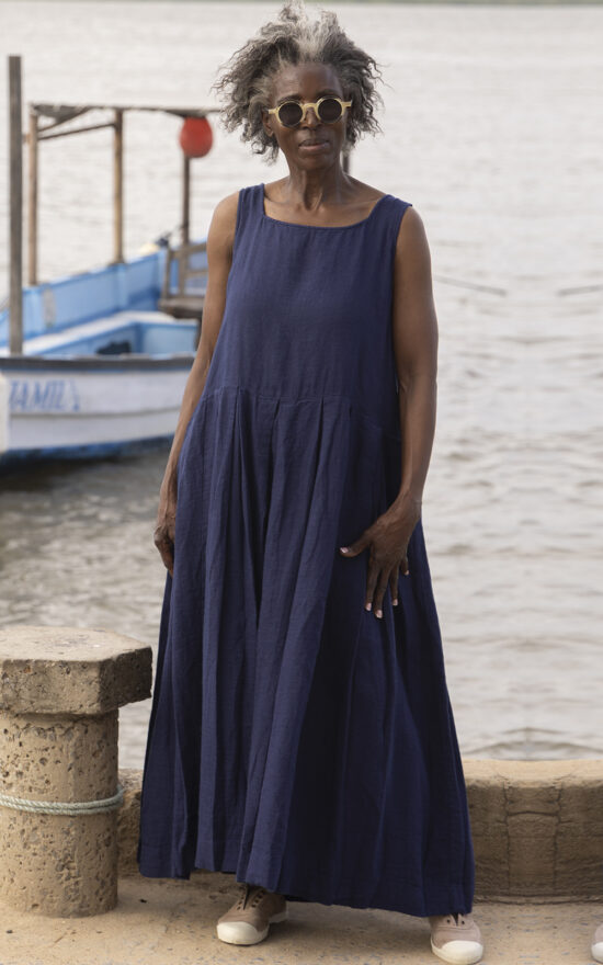 Binti Dress Linen product photo.