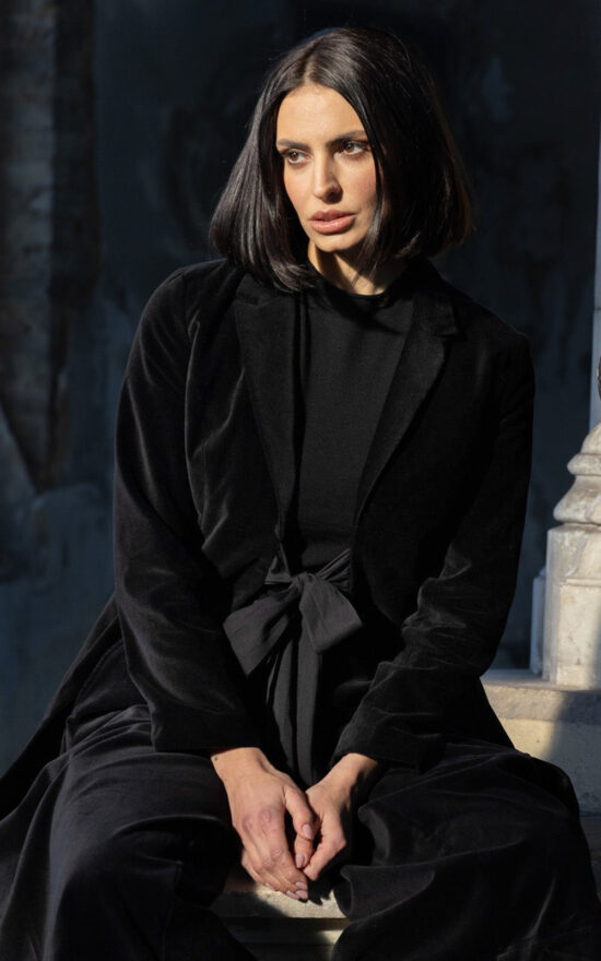 Blair Jacket Cotton Velvet product photo.