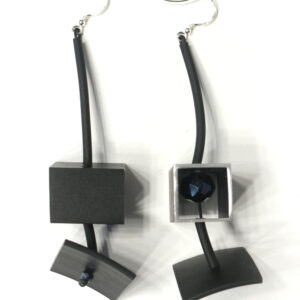 Rectangle Tube Bead Earrings