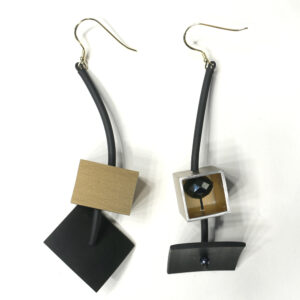 Rectangle Tube Bead Earrings