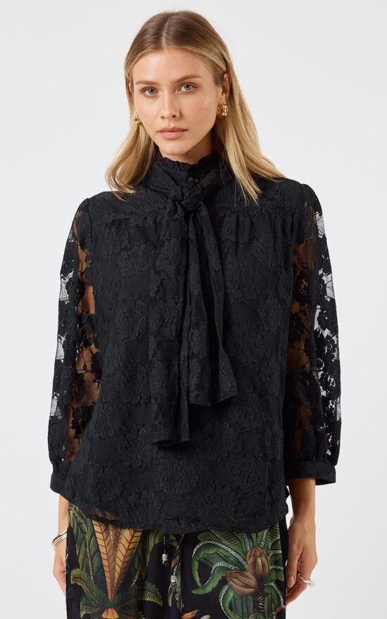 Chandler Lace Shirt product photo.