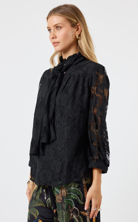 Chandler Lace Shirt product photo.