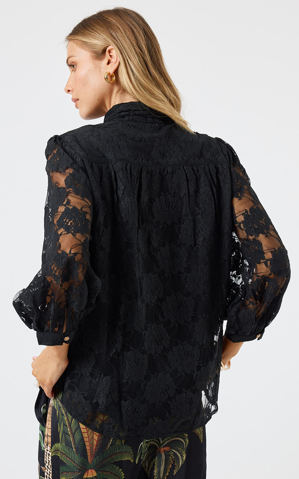 Chandler Lace Shirt product photo.