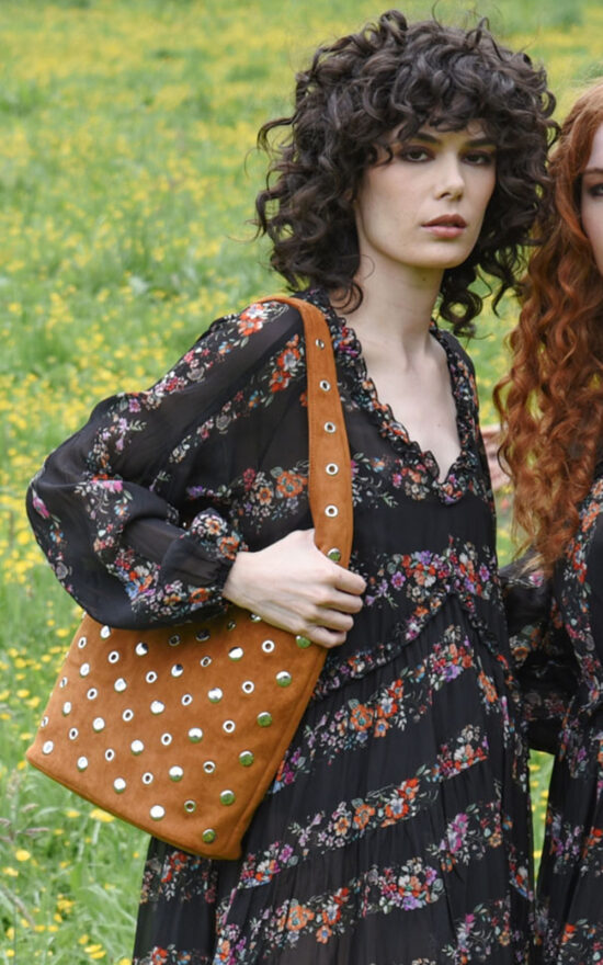 Eyelet You Hold My Hand Bag product photo.