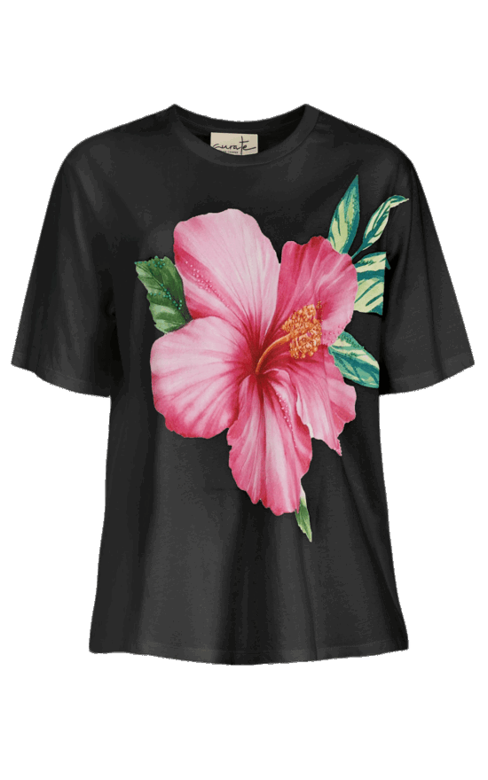 Hibiscus Of Time T-Shirt product photo.