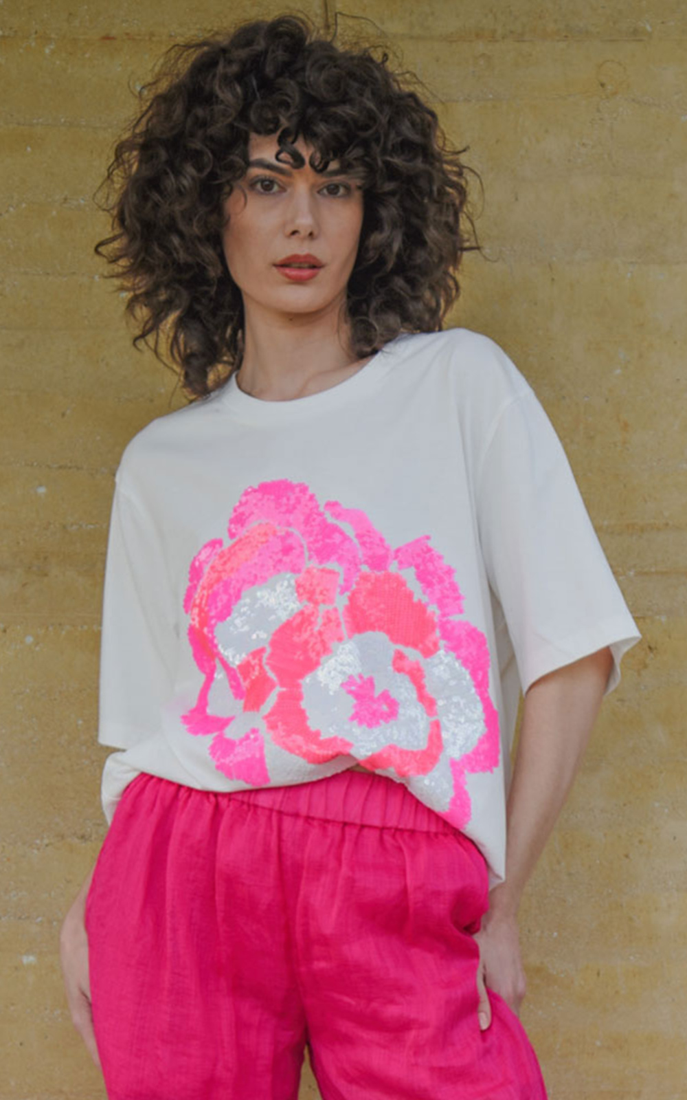 The Glitz Crew Tee product photo.