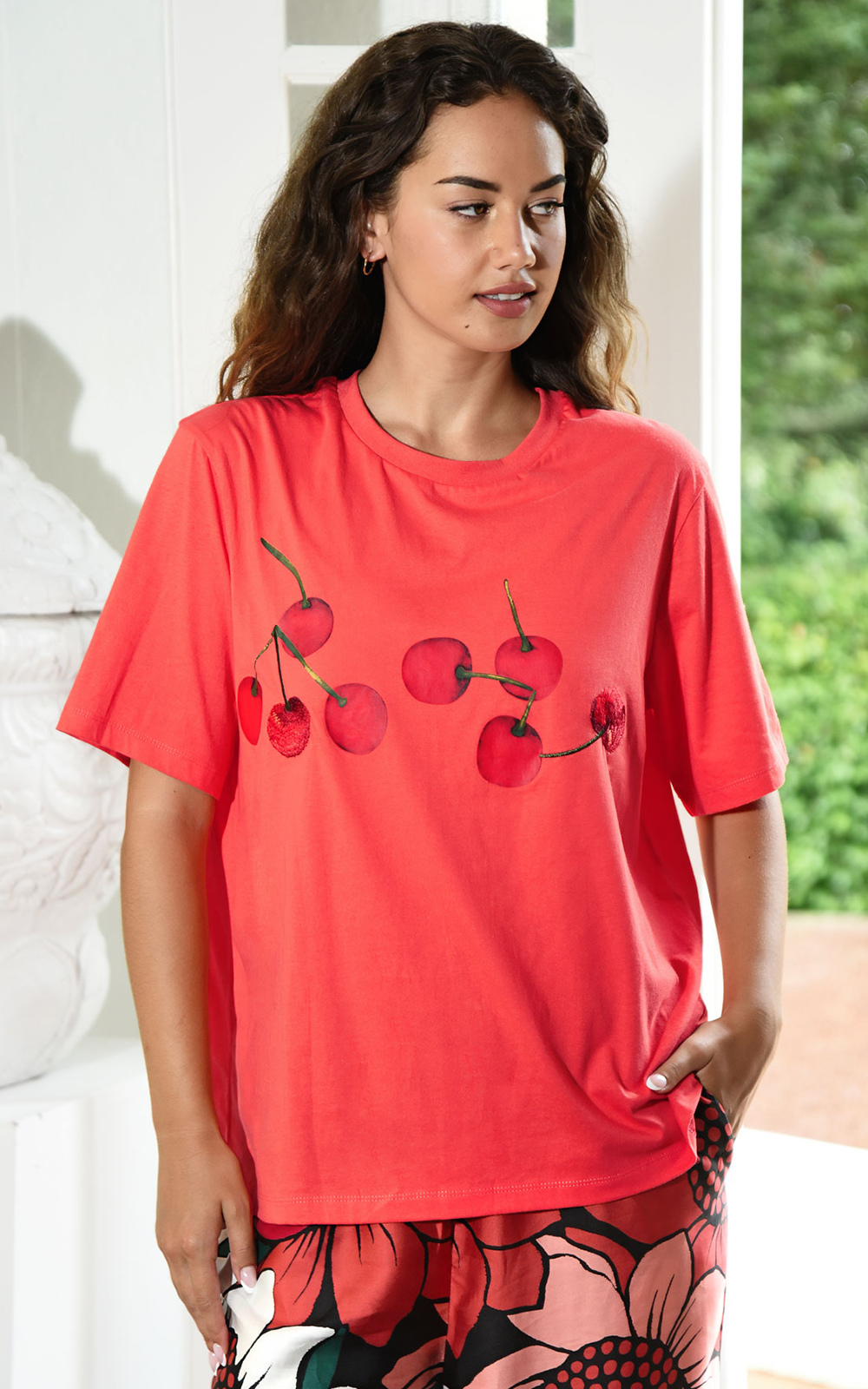 Eat Drink & Be Cherry Top product photo.