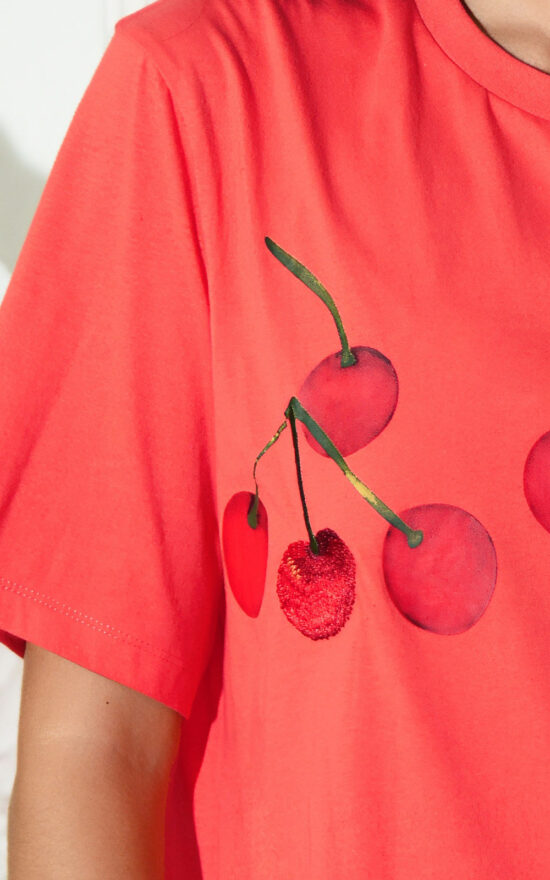Eat Drink & Be Cherry Top product photo.