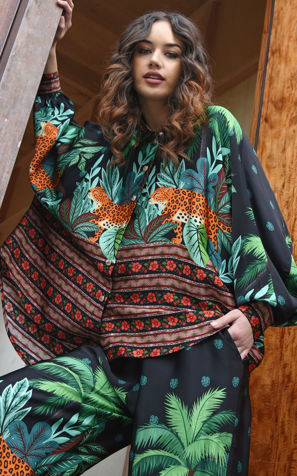 Behind Her Back Shirt product photo.