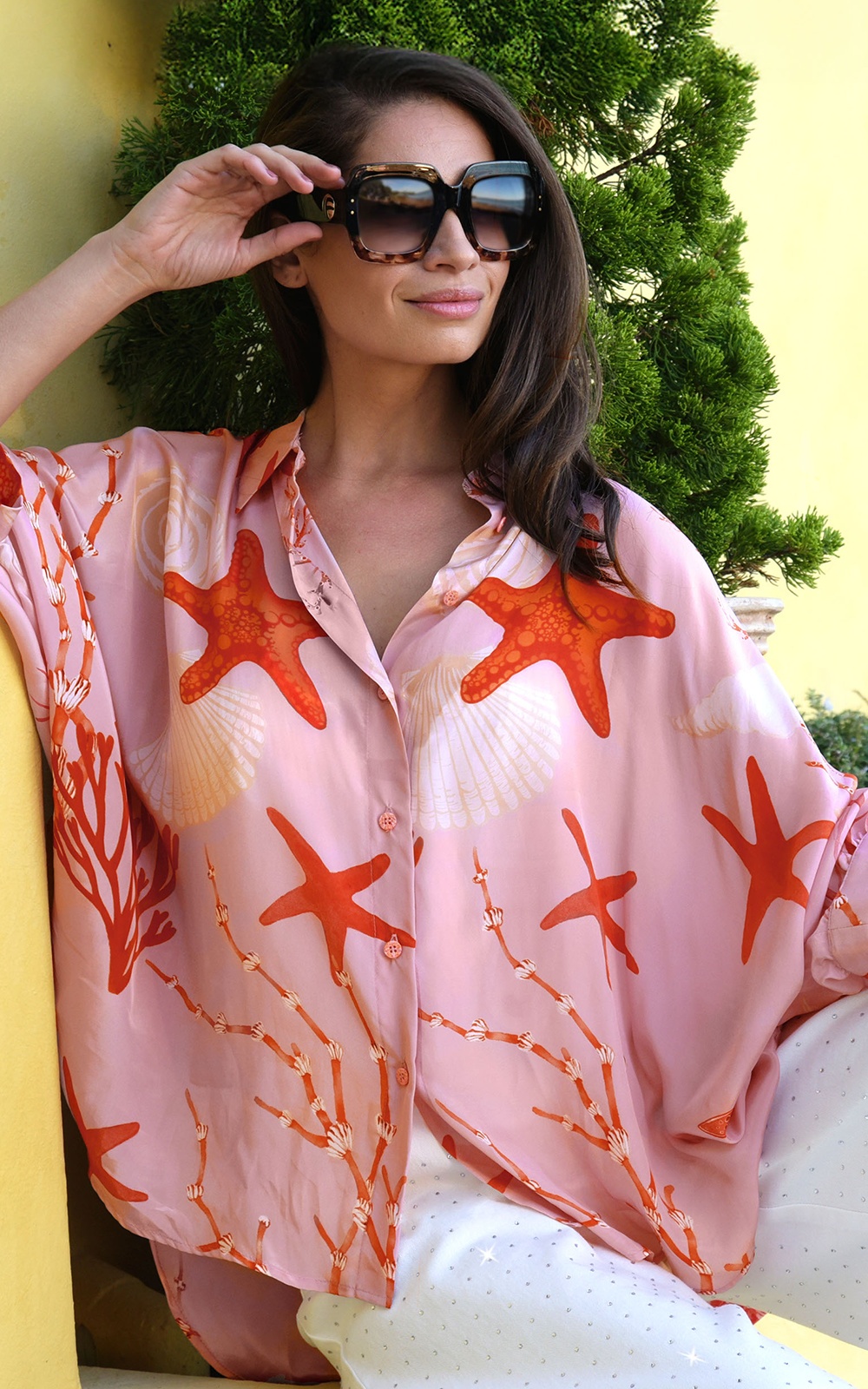 Behind Her Back Shirt product photo.