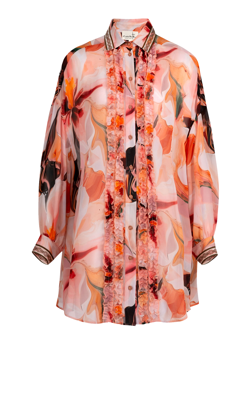 Shadow Frill Top product photo.