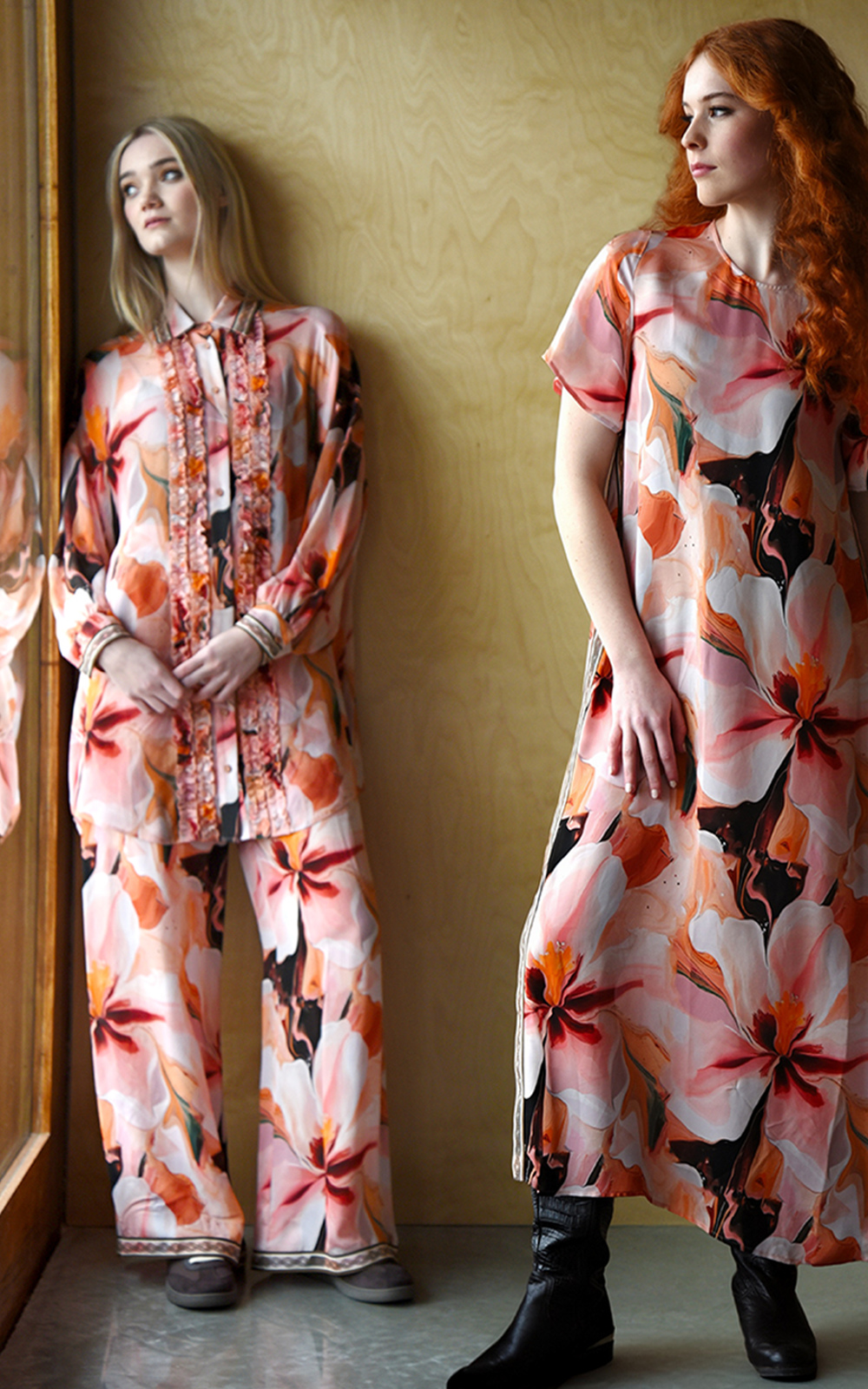 Shadow Frill Top product photo.