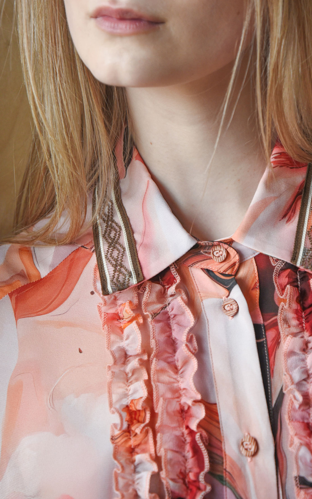 Shadow Frill Top product photo.