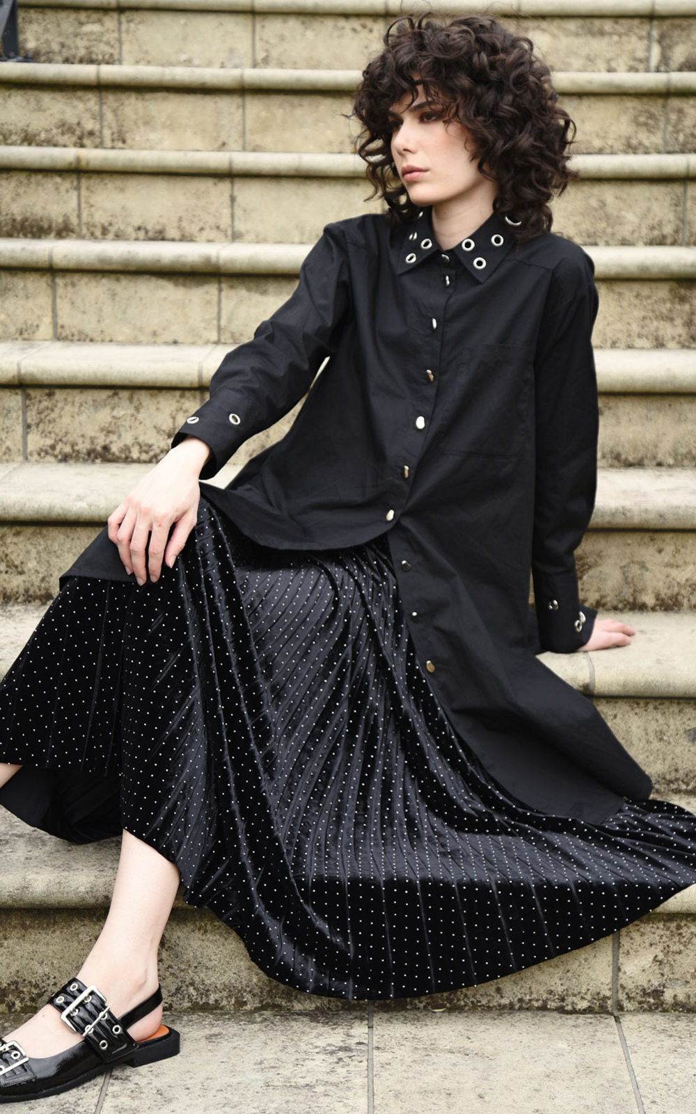 Forever Long Skirt product photo.